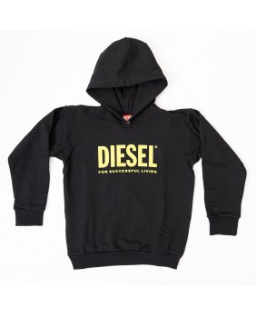 DIESEL FELPA LOGO CAPPUCCIO