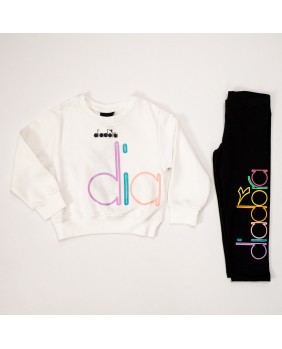 DIADORA COMPLETO LEGGINGS E FELPA 